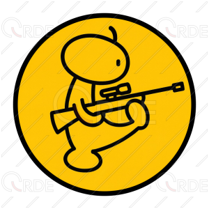 Naklejka drukowana "3B"