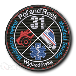 Naszywka "Pol'and'Rock 31th Wyjazdówka Medyczny Patrol" 🔒